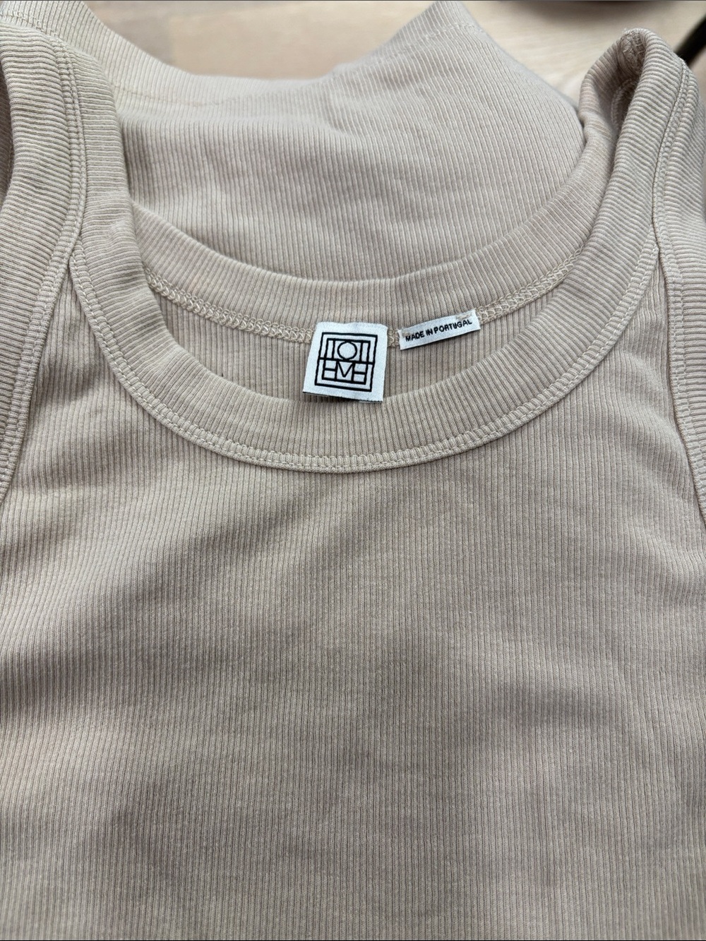 Toteme Ribbed Tank Top - Picture 2 of 3
